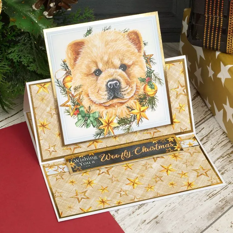 Hunkydory Christmas Pawsome Portraits Picture Perfect Paper Pad 8"x 8"