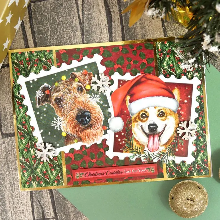Hunkydory Christmas Pawsome Portraits Picture Perfect Paper Pad 8"x 8"