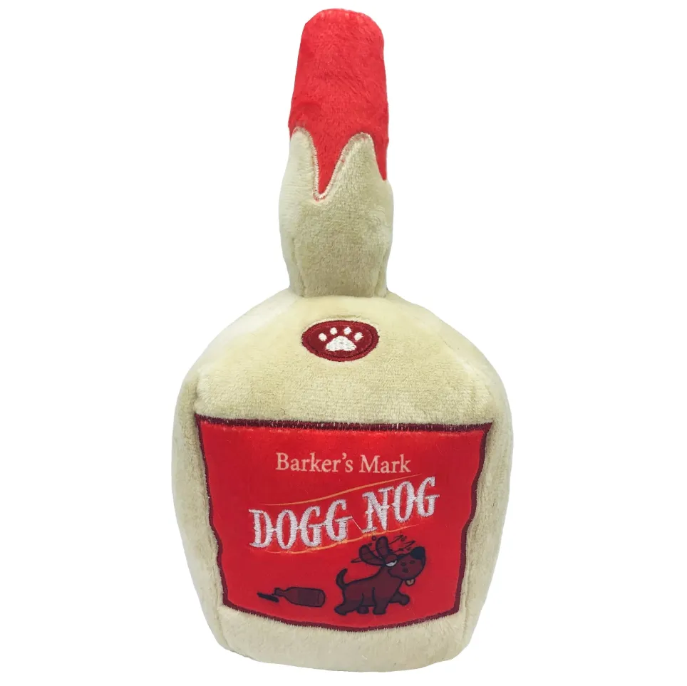 Huxley & Kent Dogg Nog Power Plush Dog Toy - Size Small