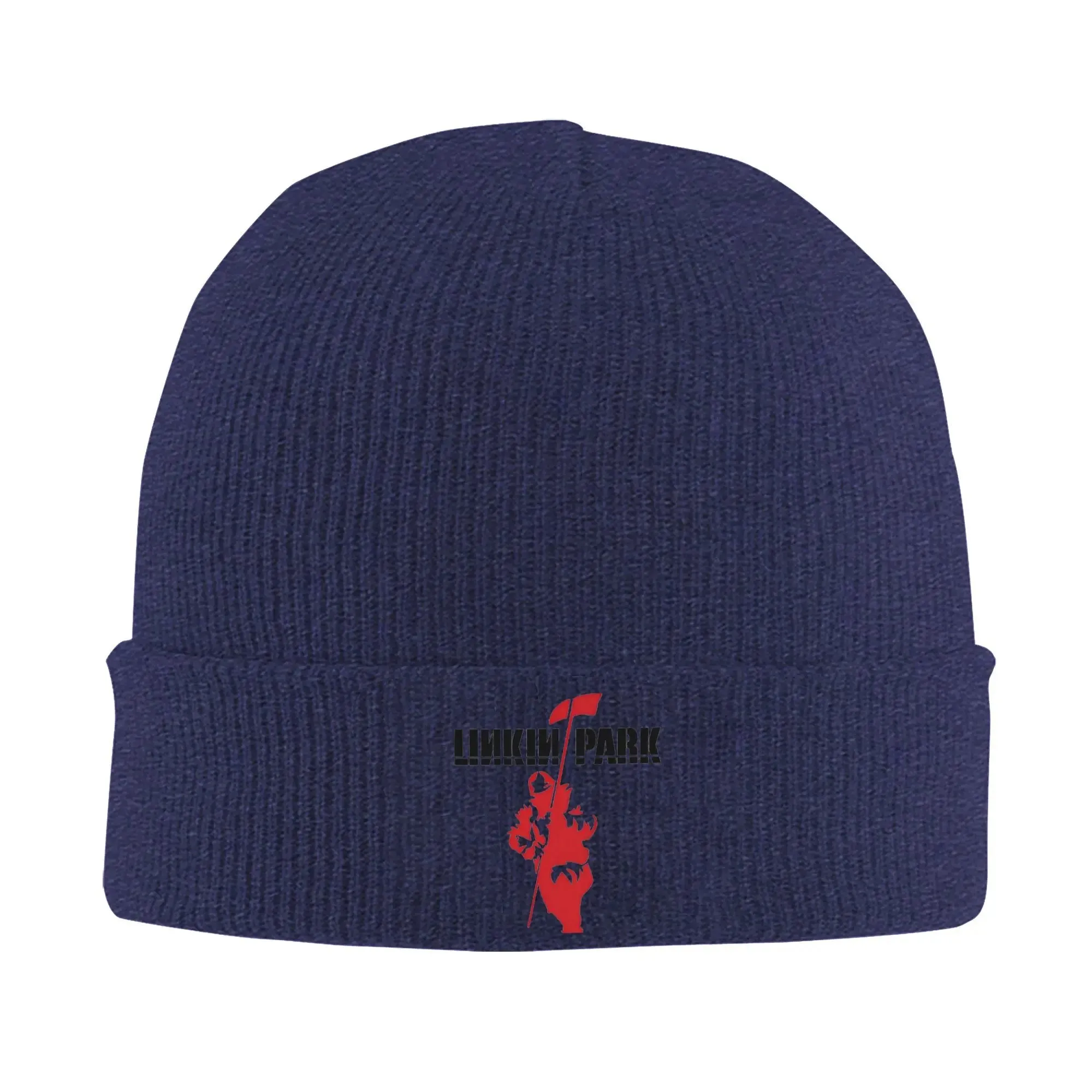 Hybrid Theory Linkin Park Beanie Cap – Winter Knit Hats for Men and Women, Rock Music Inspired Warm Acrylic Melon Cap