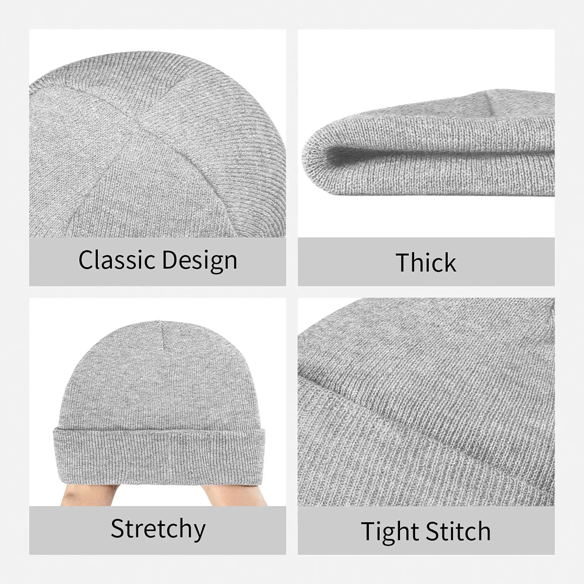 Hybrid Theory Linkin Park Beanie Cap – Winter Knit Hats for Men and Women, Rock Music Inspired Warm Acrylic Melon Cap