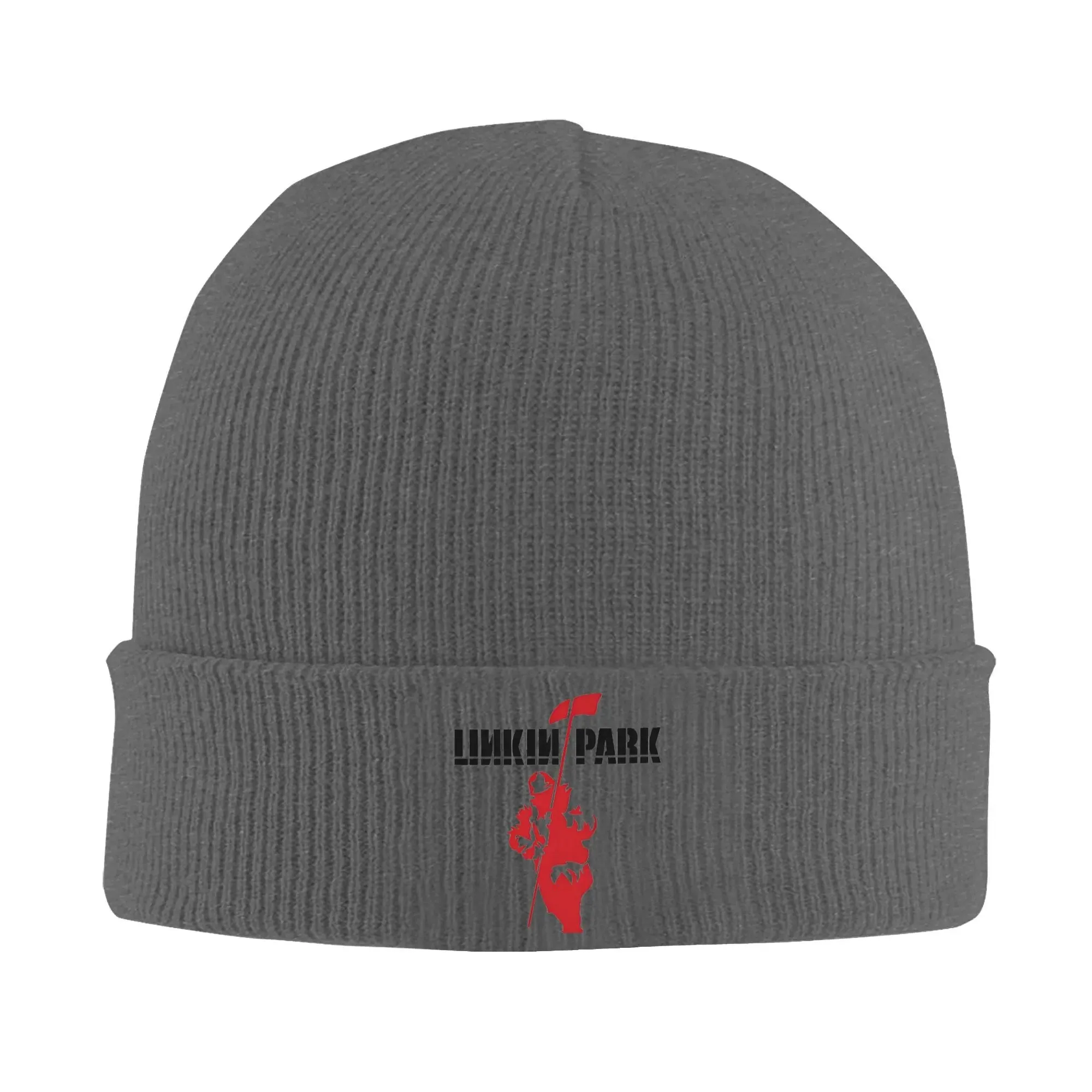 Hybrid Theory Linkin Park Beanie Cap – Winter Knit Hats for Men and Women, Rock Music Inspired Warm Acrylic Melon Cap