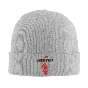 Hybrid Theory Linkin Park Beanie Cap – Winter Knit Hats for Men and Women, Rock Music Inspired Warm Acrylic Melon Cap