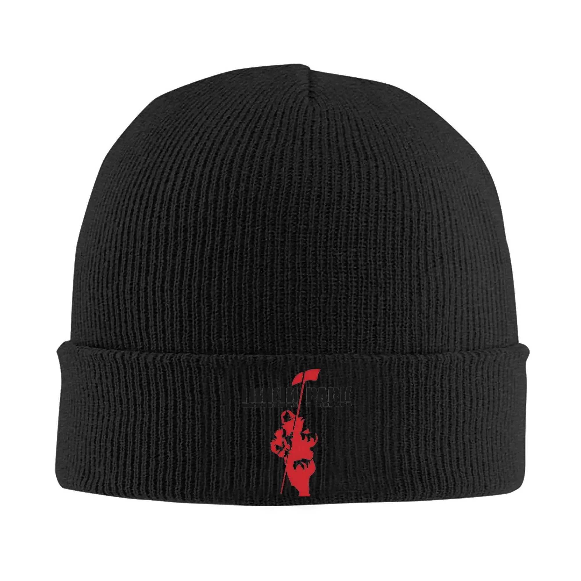 Hybrid Theory Linkin Park Beanie Cap – Winter Knit Hats for Men and Women, Rock Music Inspired Warm Acrylic Melon Cap