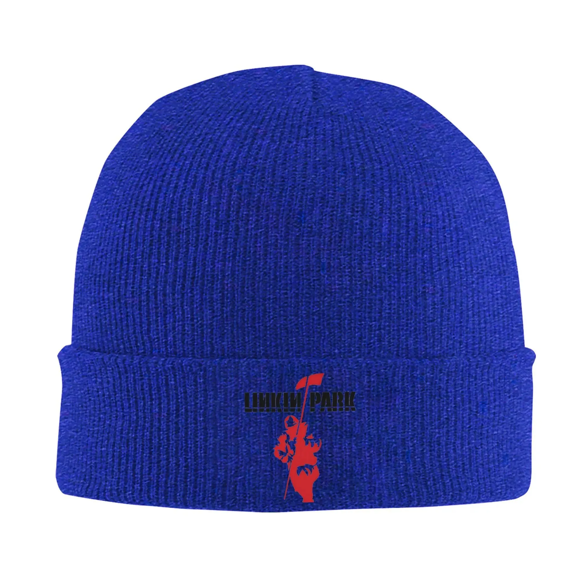 Hybrid Theory Linkin Park Beanie Cap – Winter Knit Hats for Men and Women, Rock Music Inspired Warm Acrylic Melon Cap