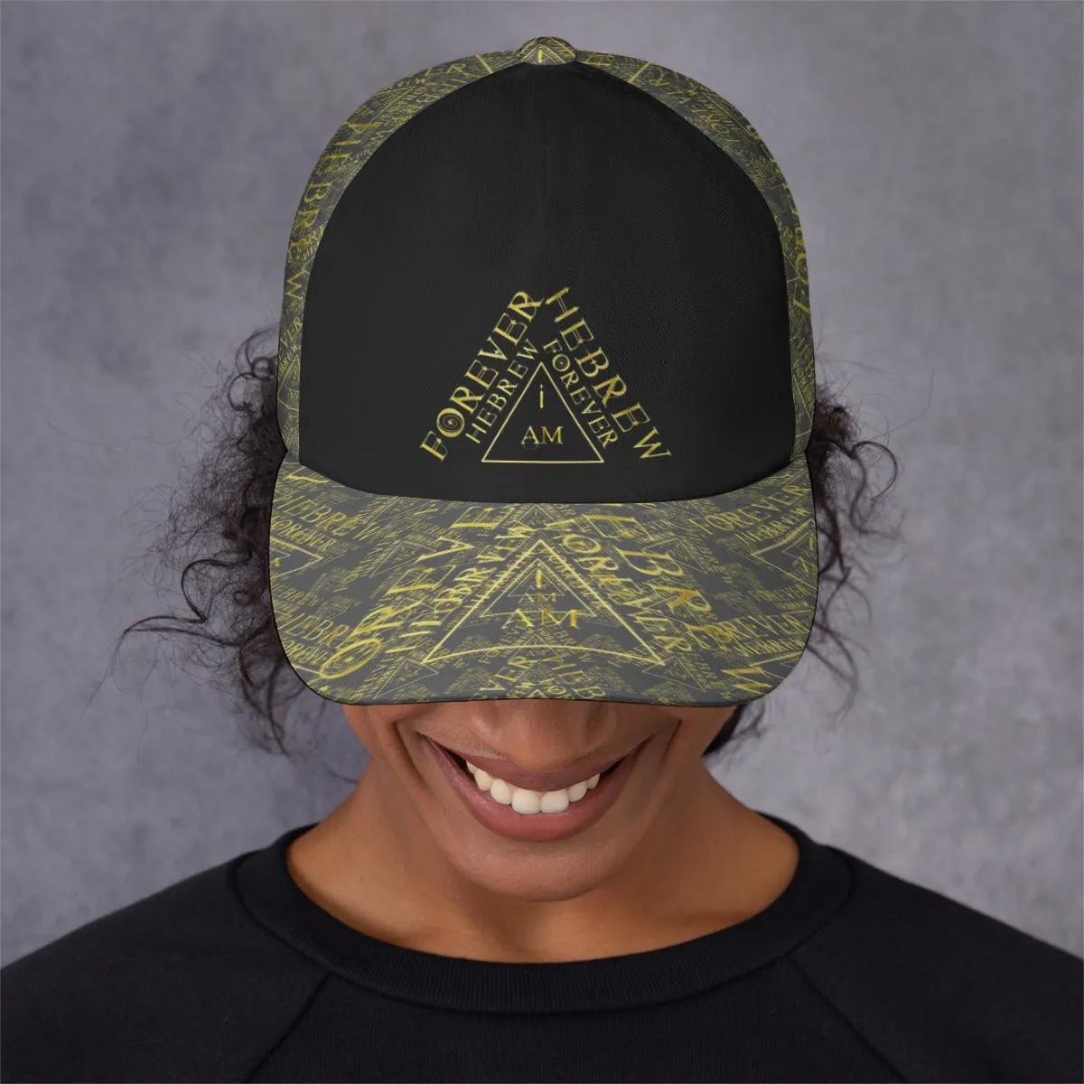 I AM HEBREW 03-01 Designer Curved Brim Baseball Cap