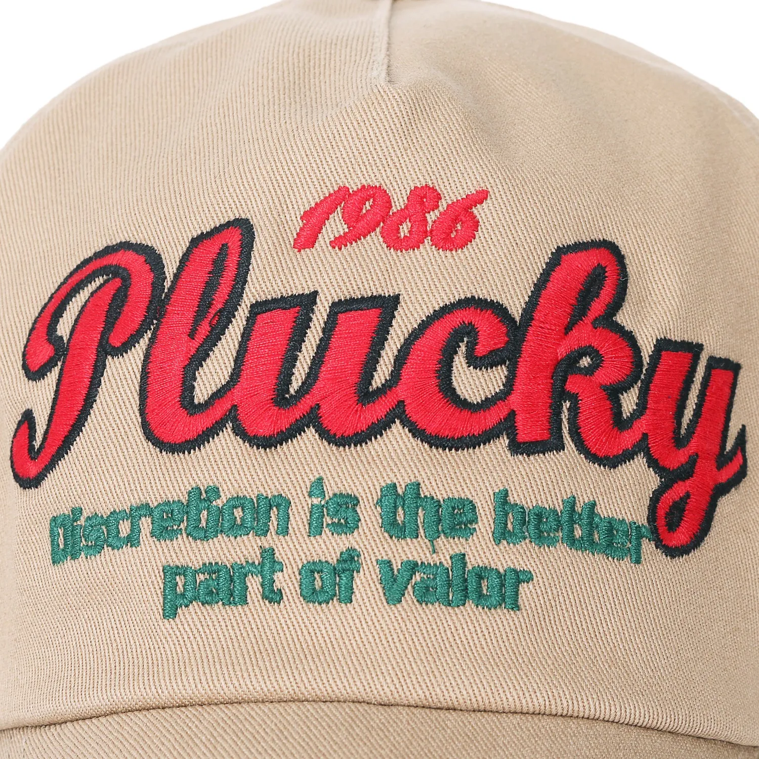 ililily Letter Embroidered Distressed Vintage Cotton Baseball Cap Trucker Hat
