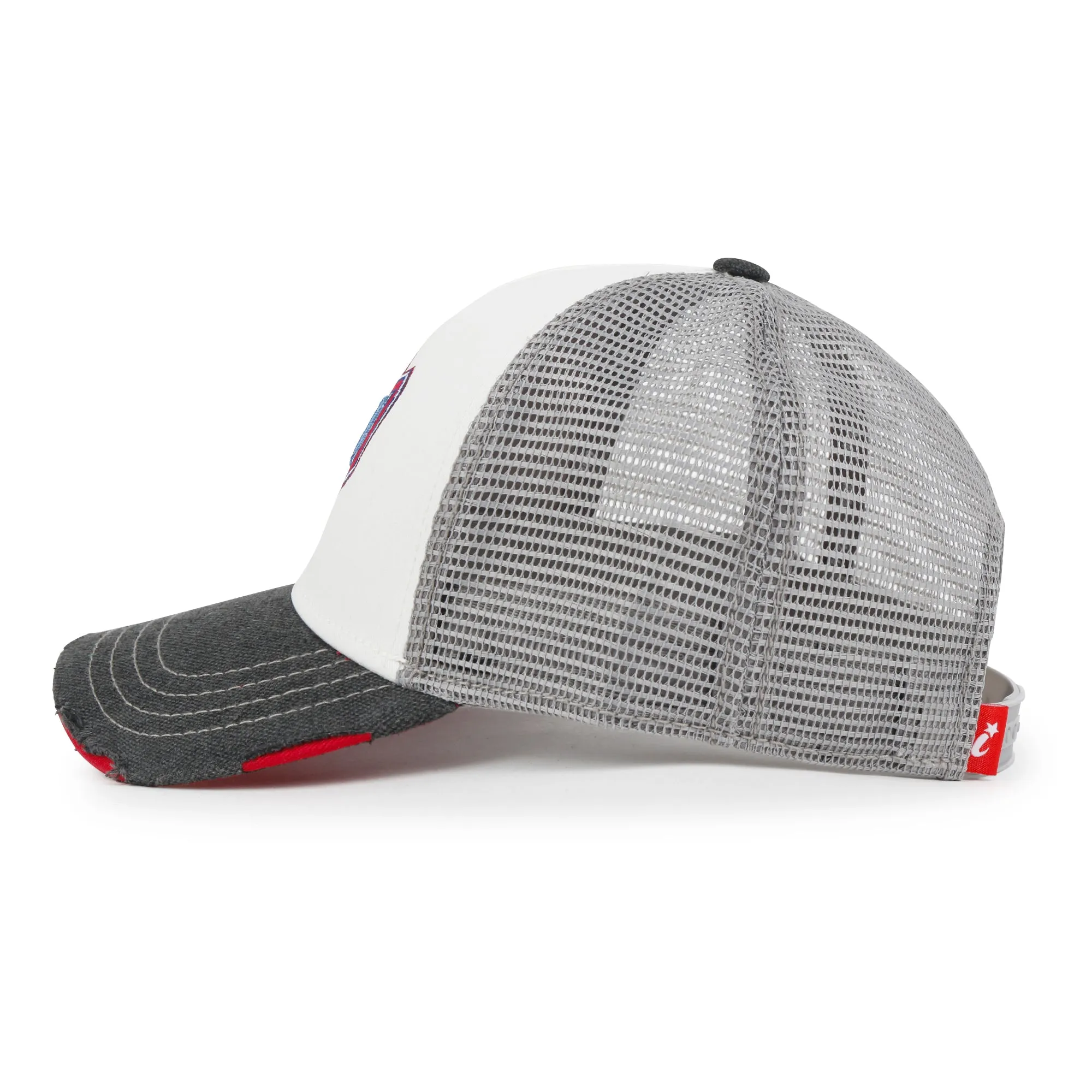 ililily PREMIUM Billy Beer Embroidery Structured Vintage Baseball Cap Casual Trucker Hat