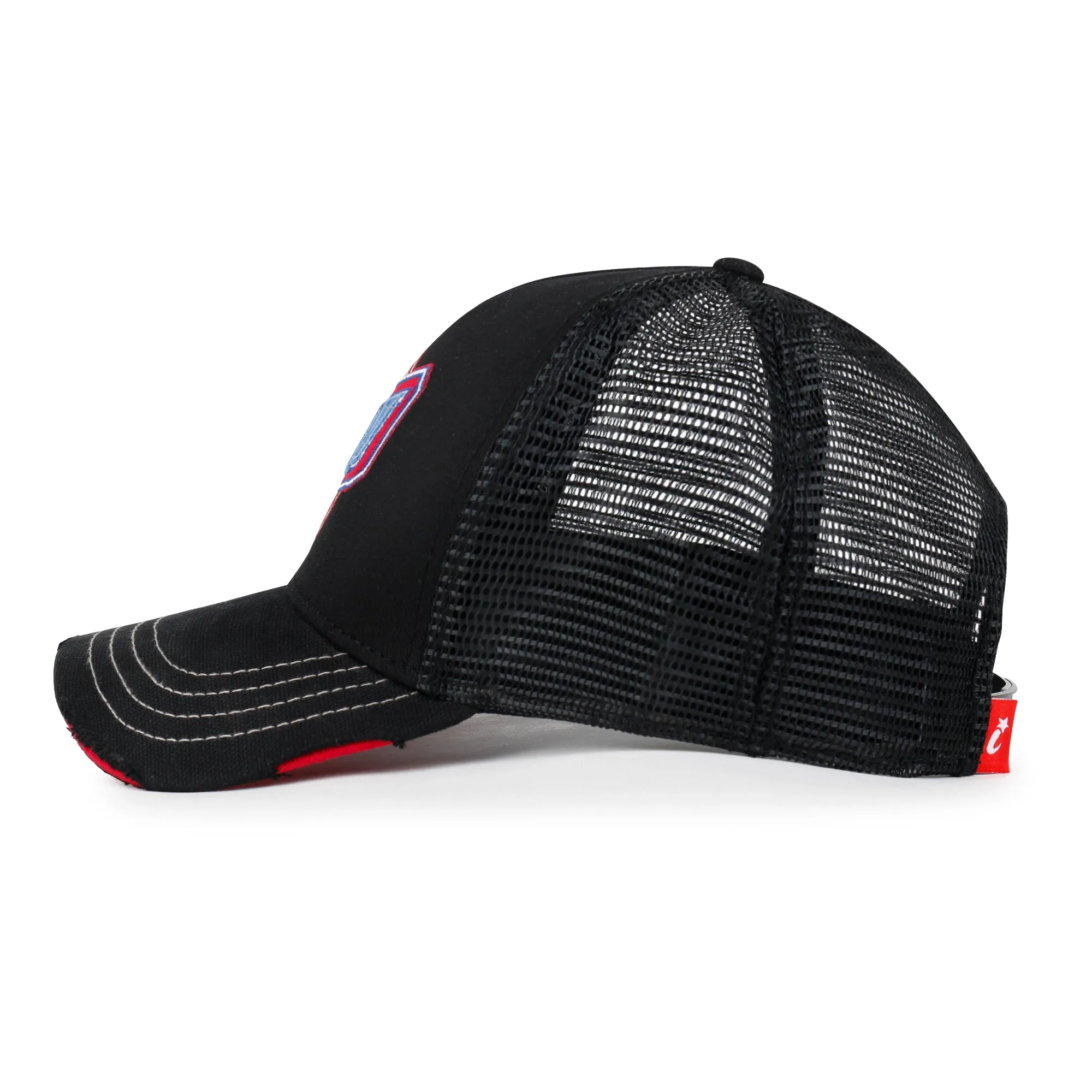 ililily PREMIUM Billy Beer Embroidery Structured Vintage Baseball Cap Casual Trucker Hat