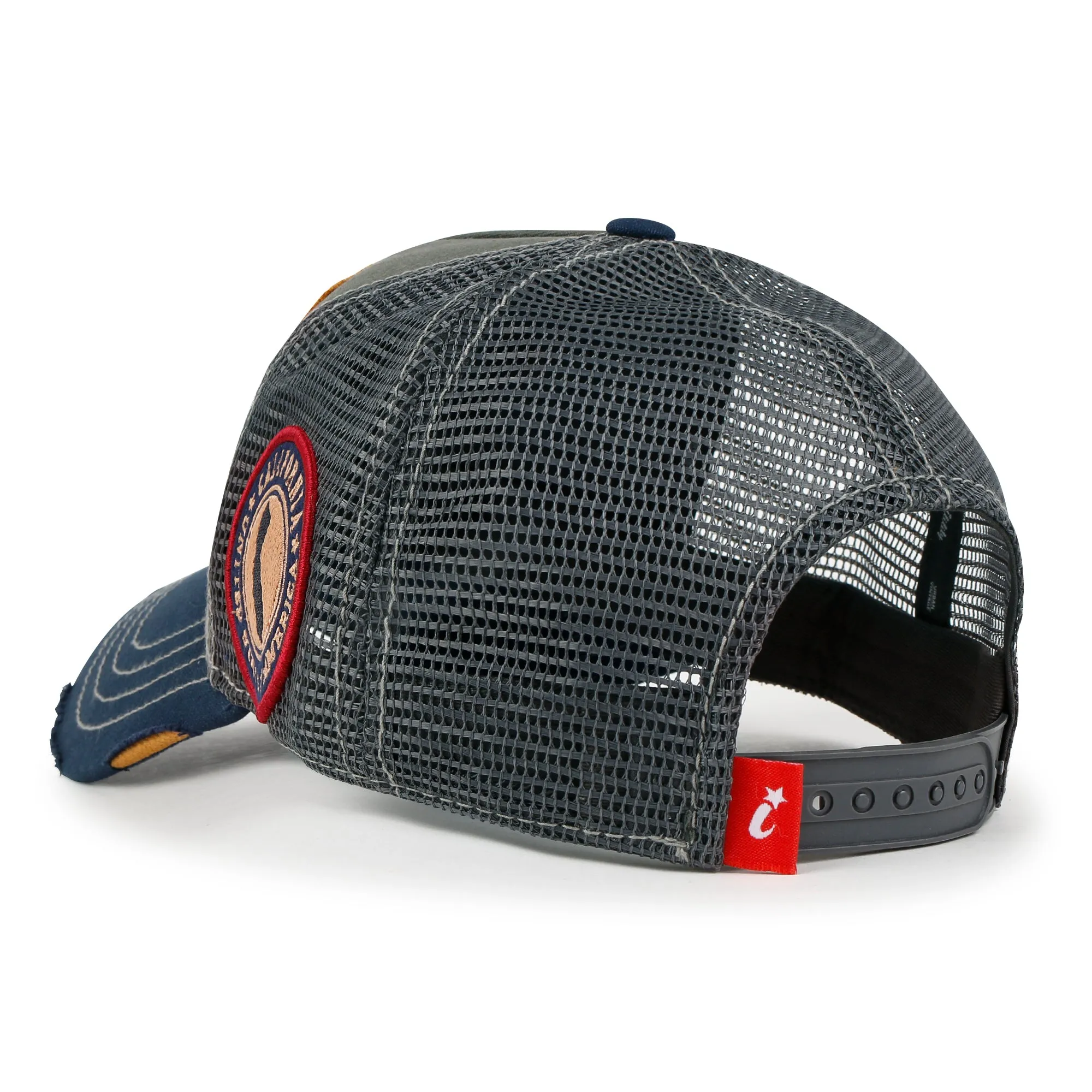 ililily PREMIUM California Bear Embroidered Baseball Cap Vintage Trucker Hat