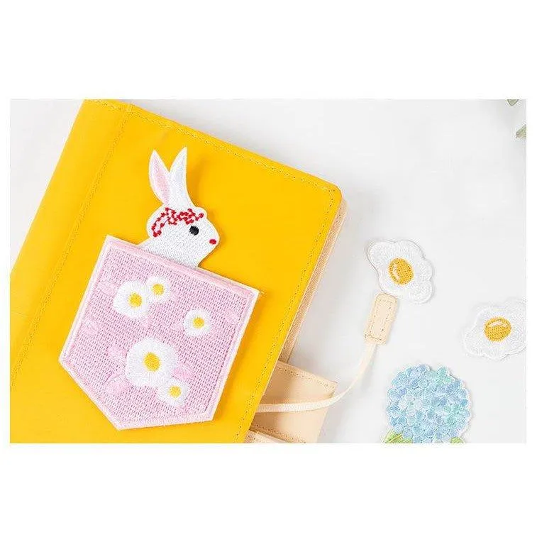 Infeel.me Warm Air Small Animal Life Hand Account Decoration Embroidery Sticker Hand Account Embroidery Sticker Patch Sticker NP-H7TIW-901