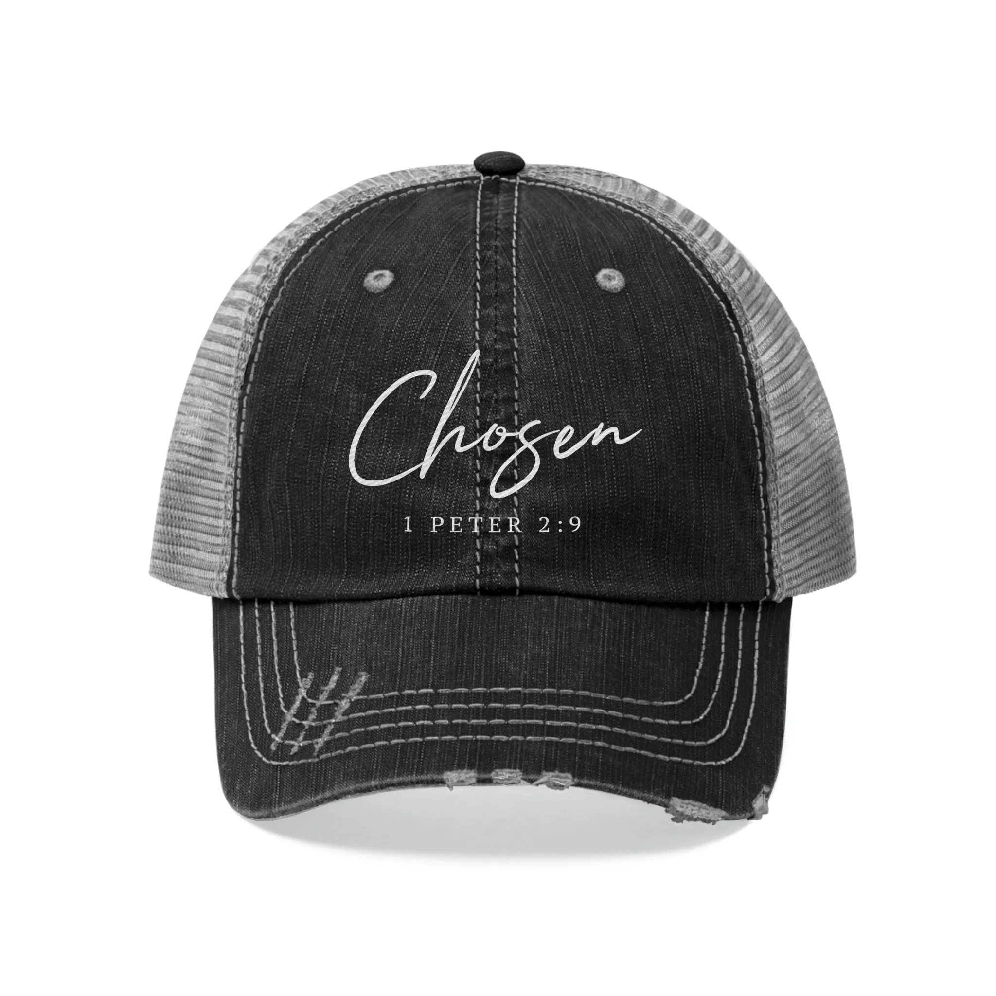 Inspiring Biblical "Chosen" Trucker Hat for Men and Women