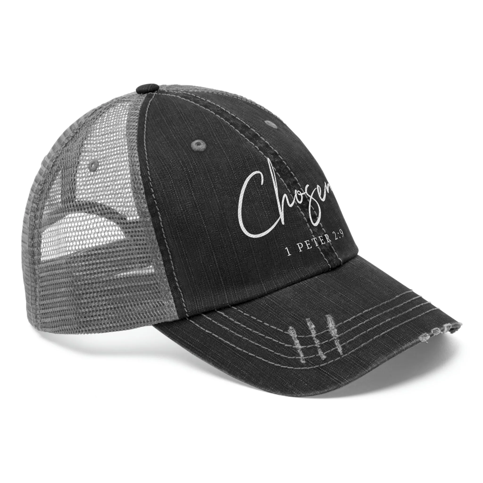 Inspiring Biblical "Chosen" Trucker Hat for Men and Women