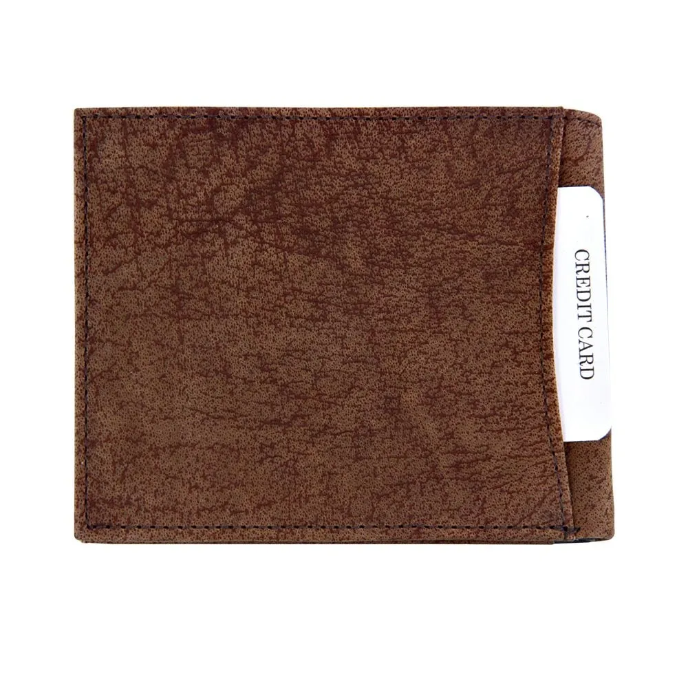 Jacaru Kangaroo Leather Coin Wallet - Stonewash
