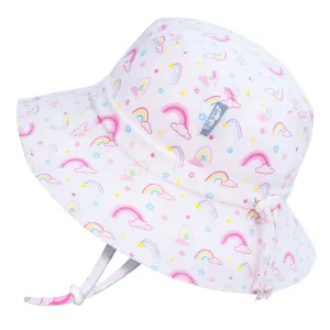 Jan & Jul Gro-with-me Bucket Hat in Rainbow Print : Sizes S to XL
