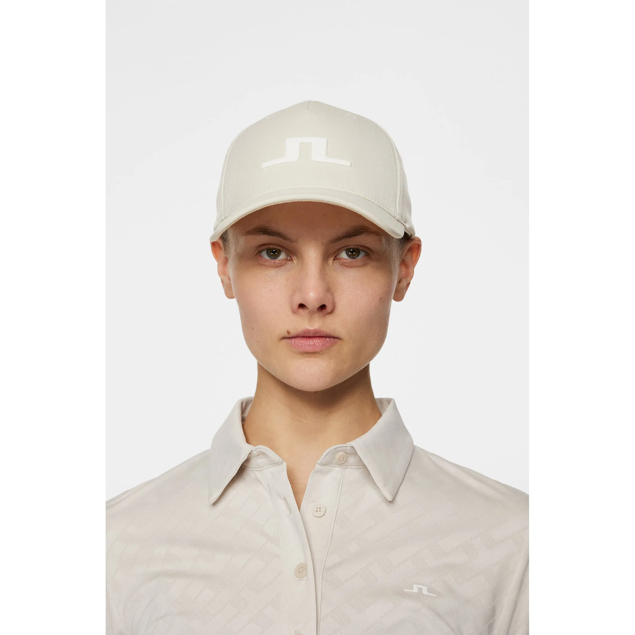 J.Lindeberg Women's Heather Golf Cap - Moonbeam