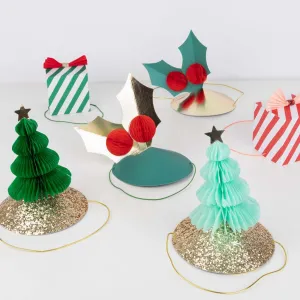 Jolly Christmas Party Hats for Kids, 6 Count