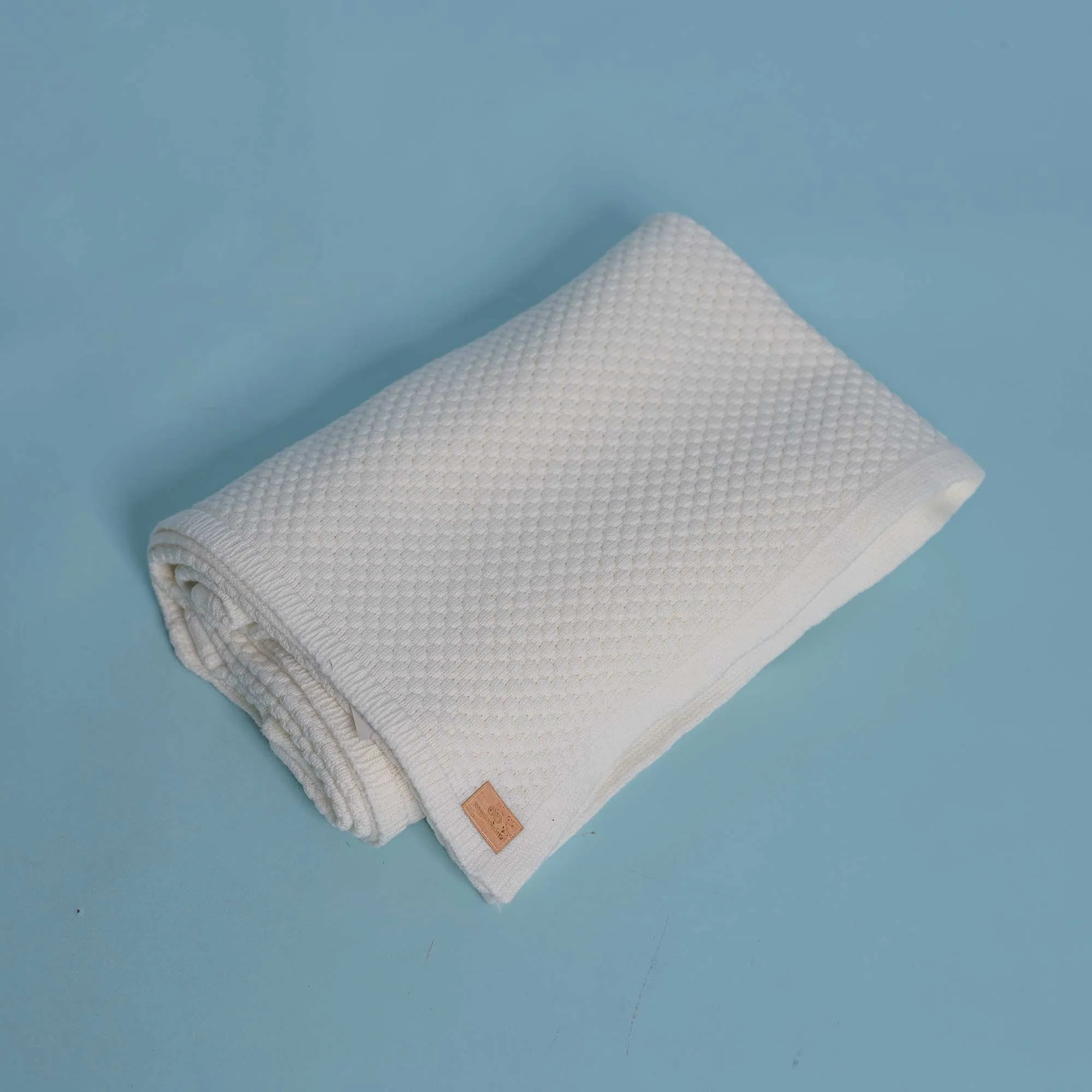 JUNEAU 100% Organic Merino Wool Knit Blanket (No Elastic, No Polyamide, No Latex, Biodegradable)