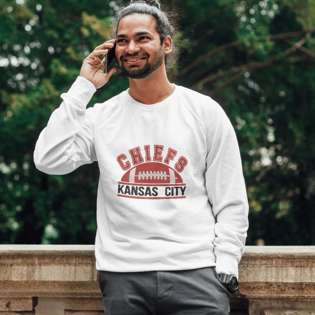 Kansas City Chiefs Football Embroidery Design – Perfect for Game Day Gear