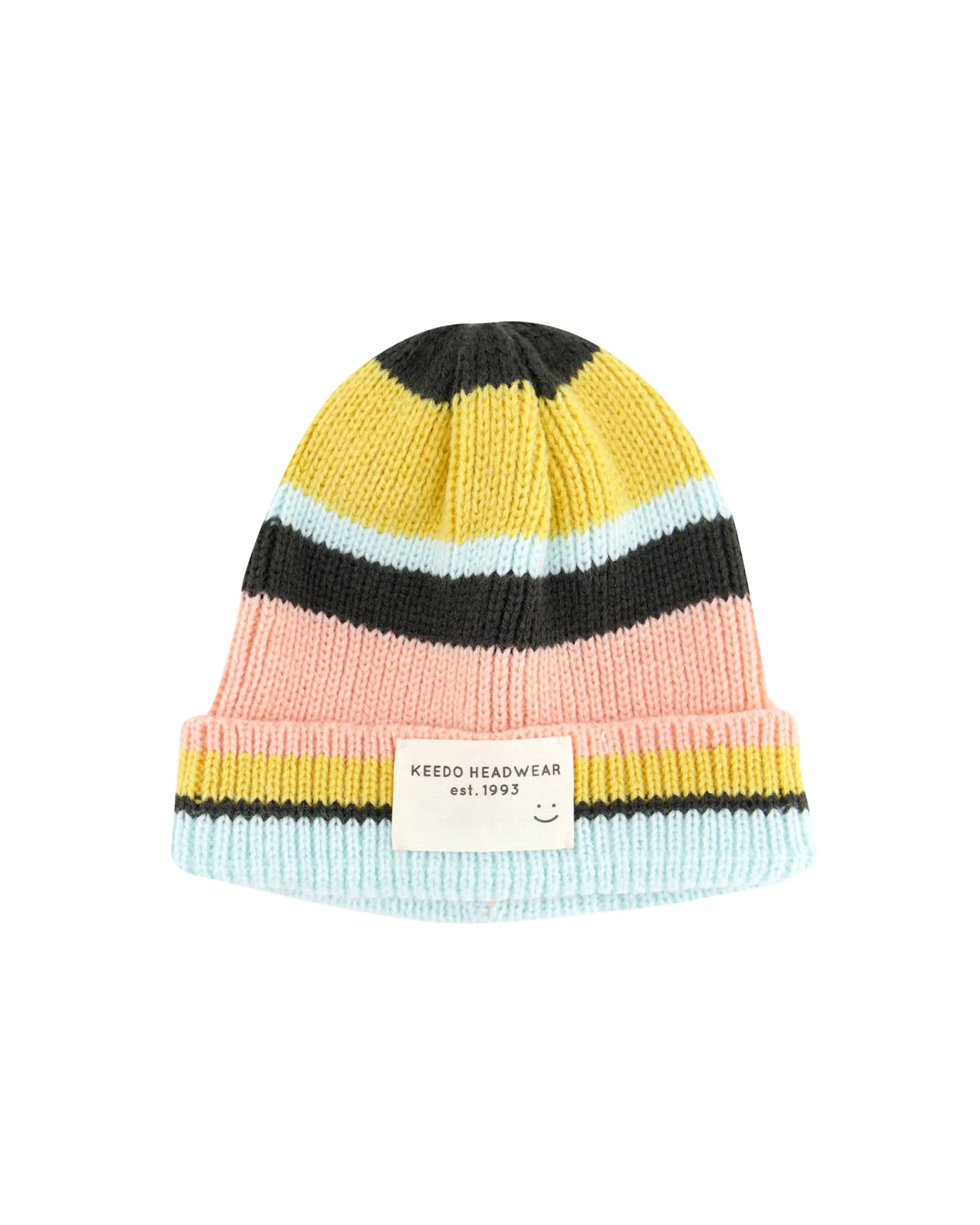 Kaya Stripe Beanie and Glove Set