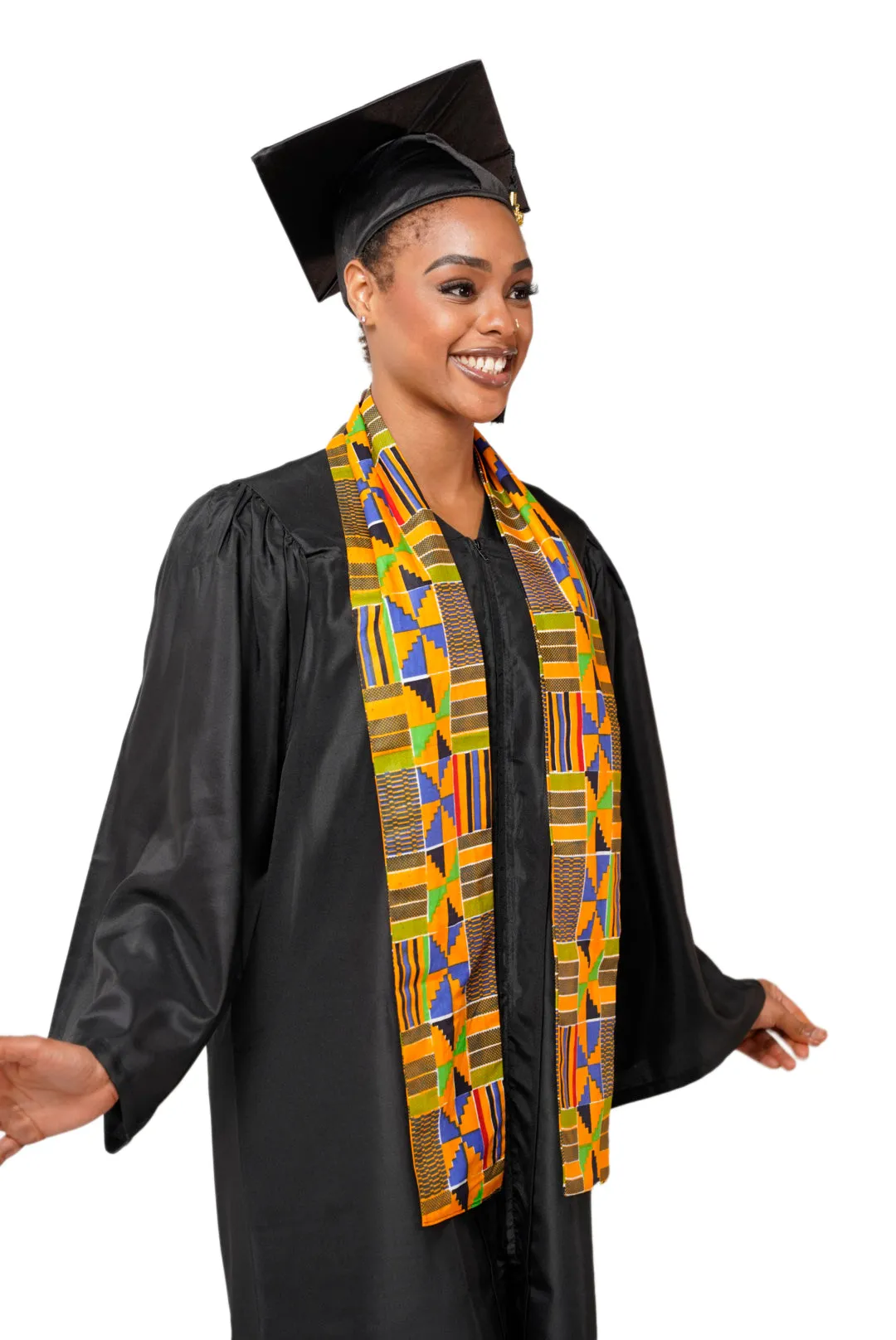 Kente African Print Graduation Stole/Sash DP4075S1
