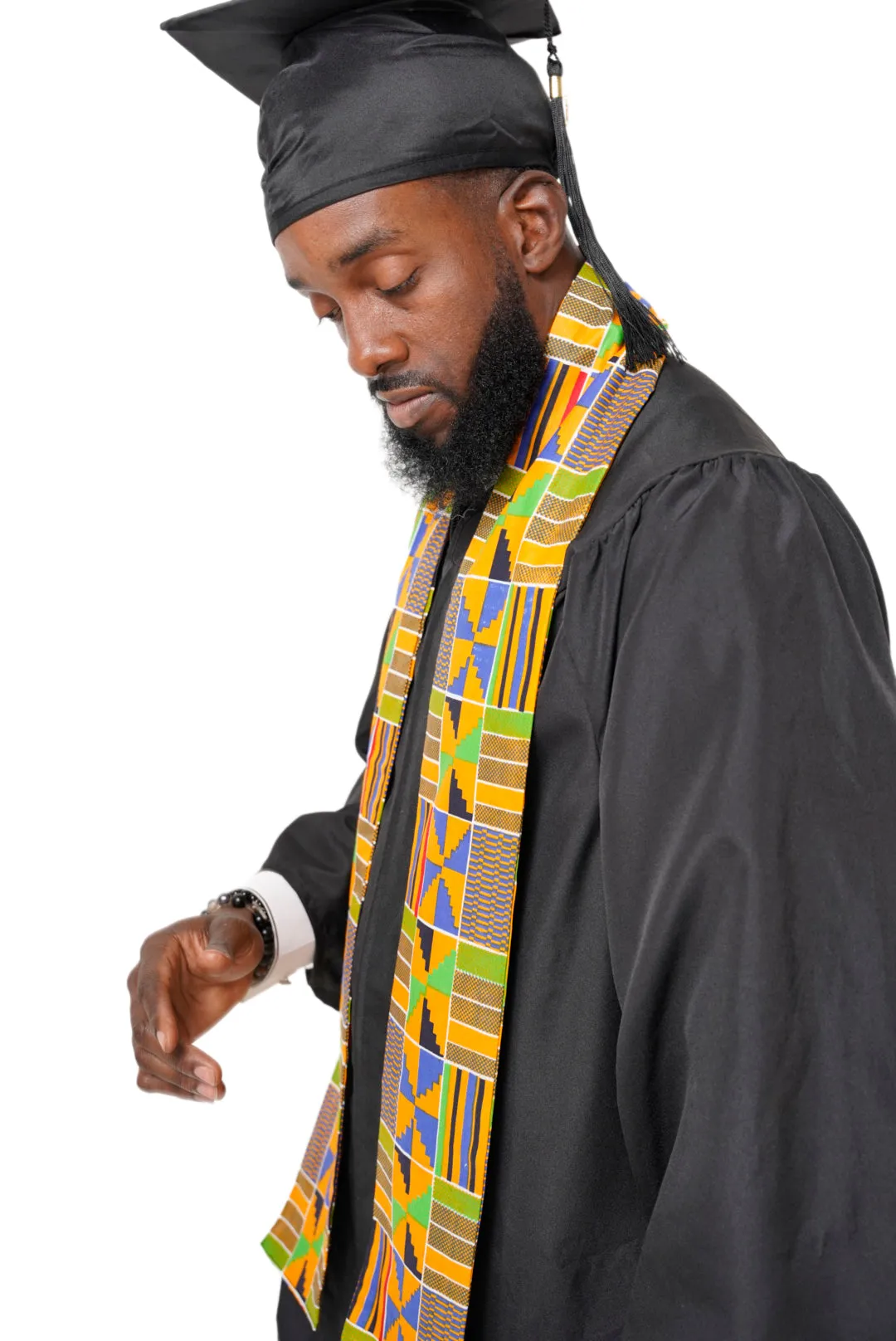 Kente African Print Graduation Stole/Sash DP4075S1
