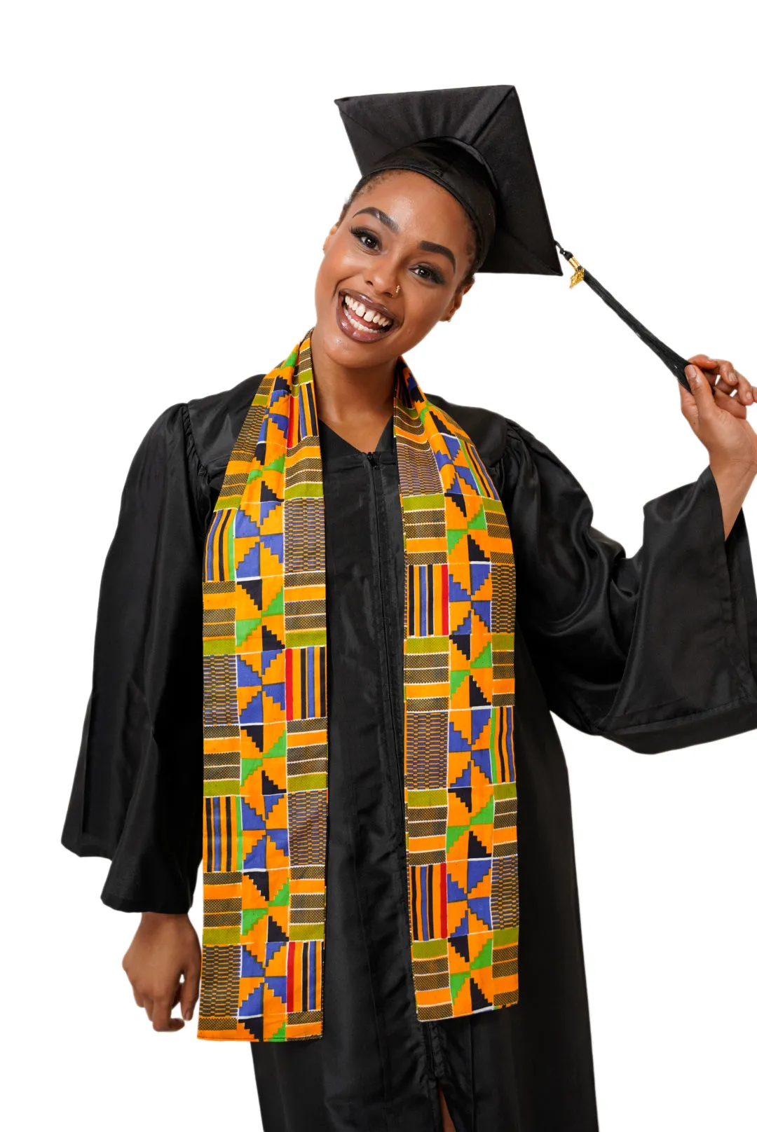 Kente African Print Graduation Stole/Sash DP4075S1