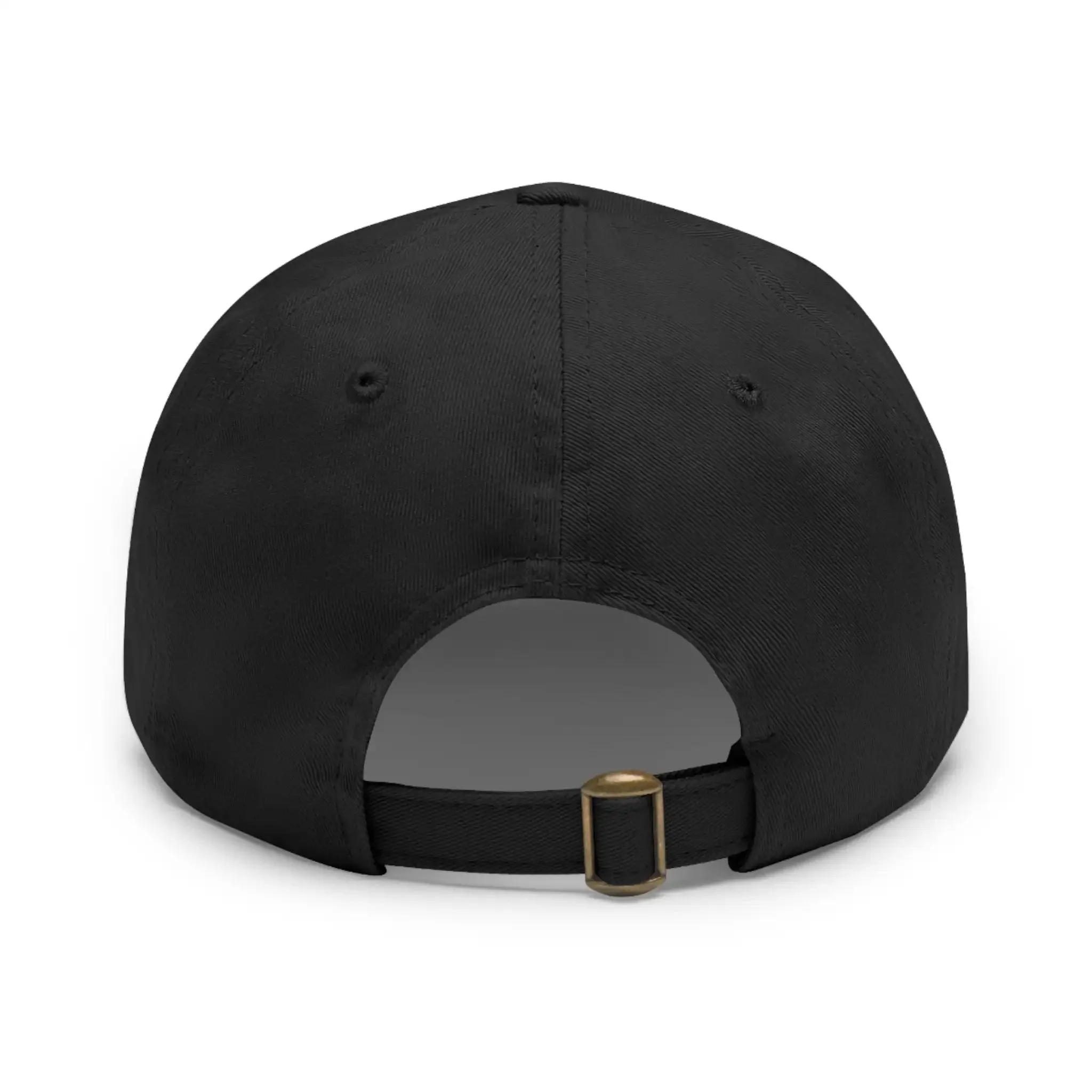 Keyan Dad Hat with Leather Patch (Rectangle)