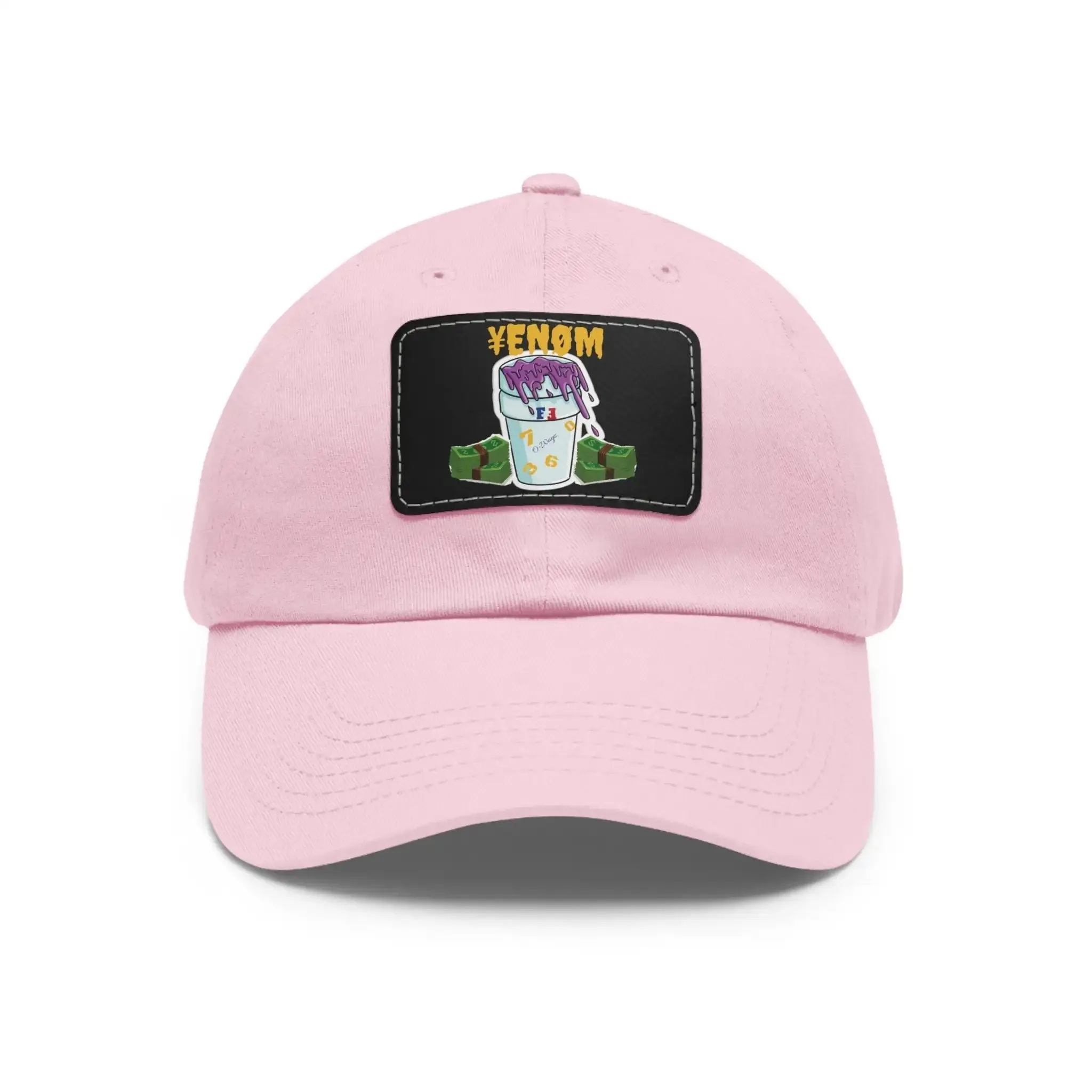 Keyan Dad Hat with Leather Patch (Rectangle)