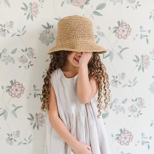Kids Sal Crochet Bucket Hat
