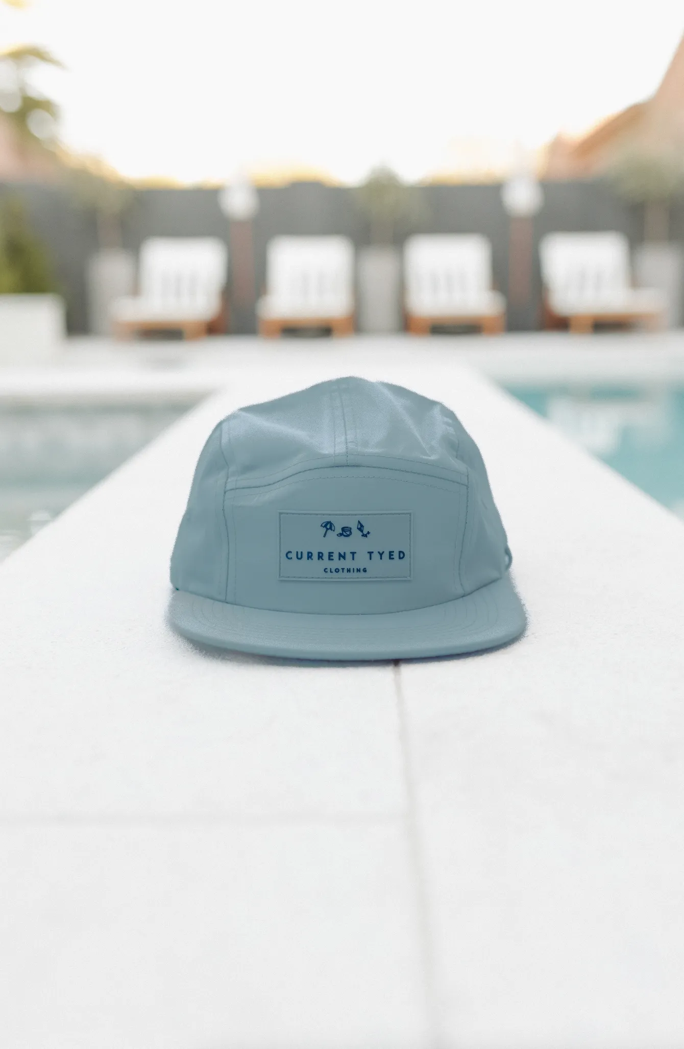 Kids Sun Hat 5 Panel Waterproof Snapback: Sketched Floral