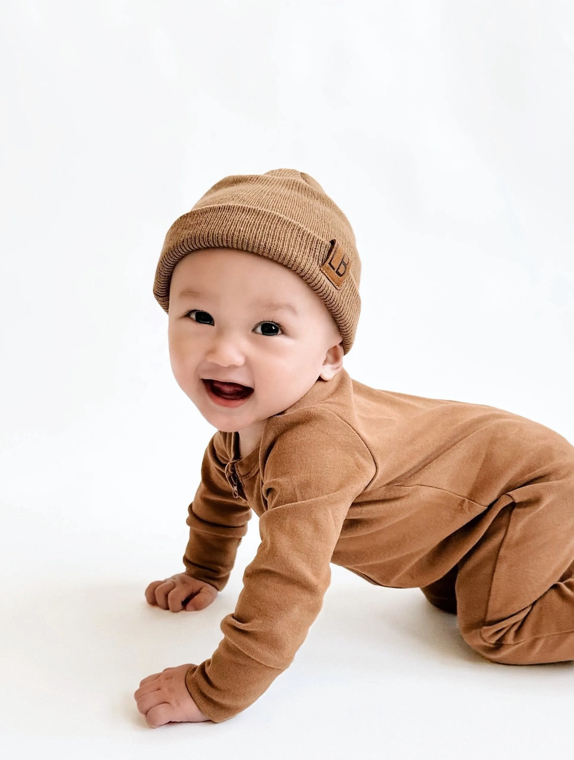Knit Beanie - Caramel