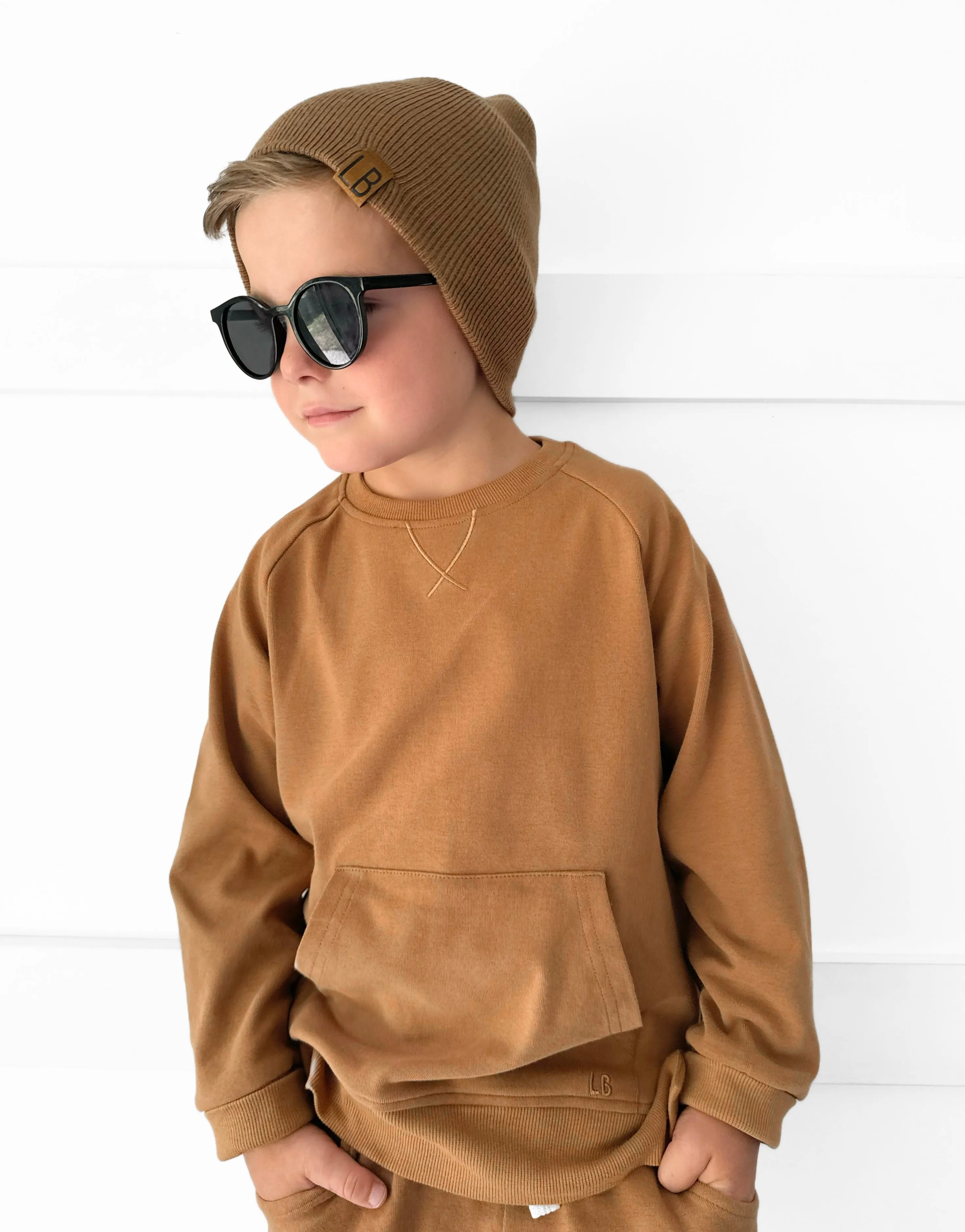 Knit Beanie - Caramel