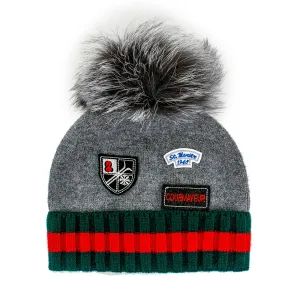 KNIT BEANIE SKI GREY