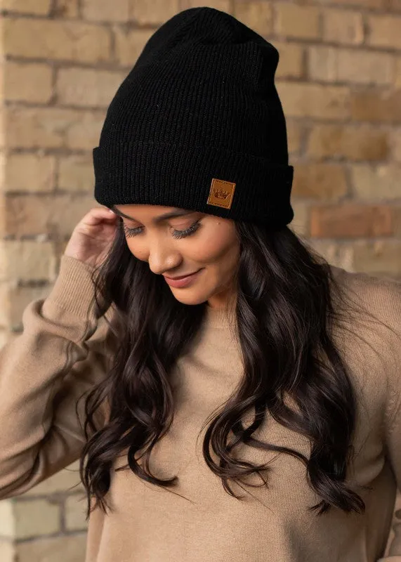 Knit Cuffed Beanie (Panache)
