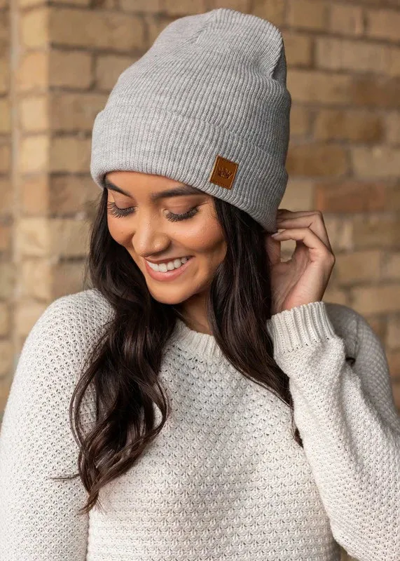 Knit Cuffed Beanie (Panache)