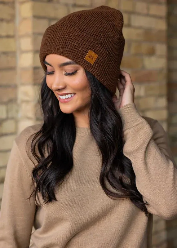 Knit Cuffed Beanie (Panache)