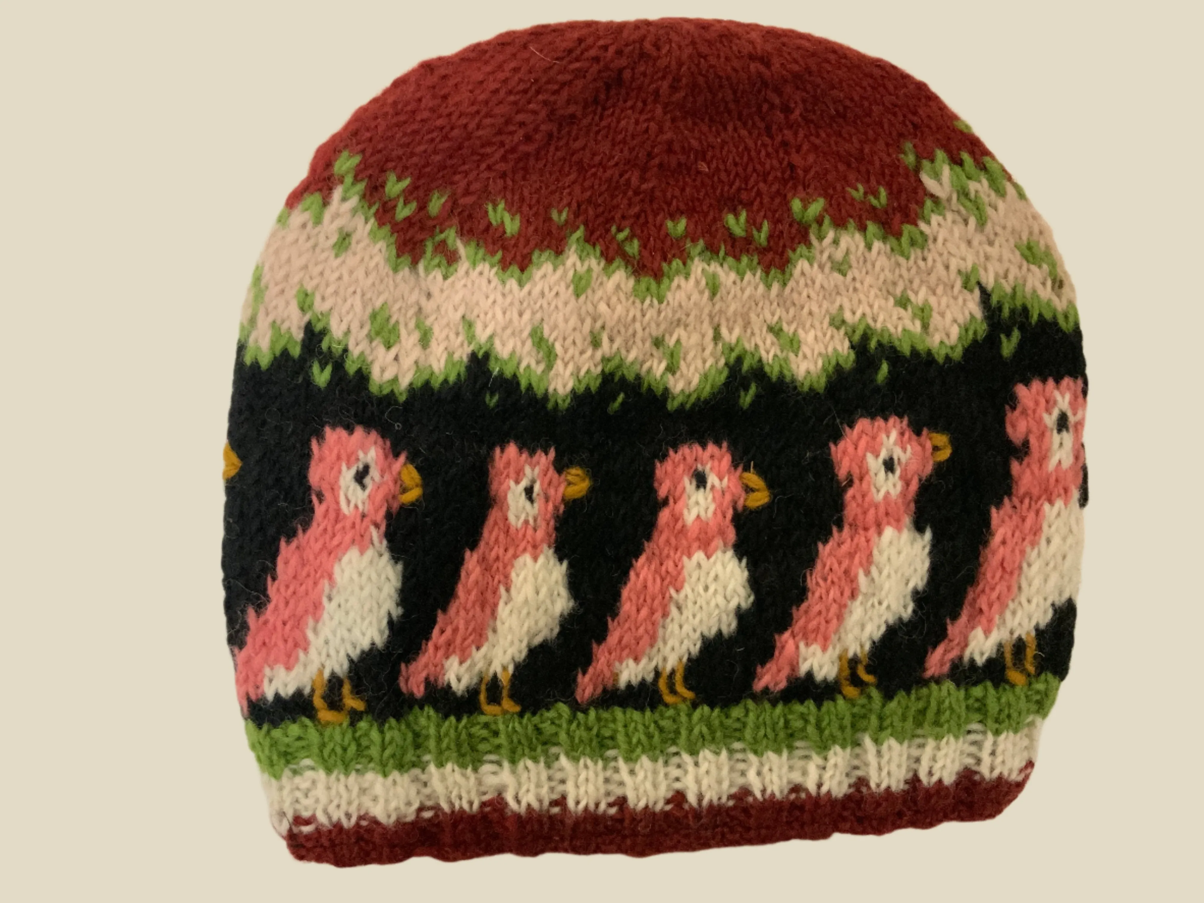 Knit Penguin Wool Lined Beanie by Yak N Yeti H241