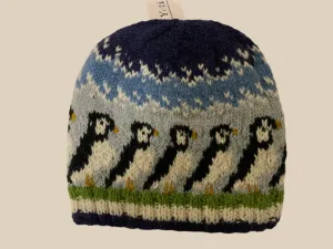 Knit Penguin Wool Lined Beanie by Yak N Yeti H241