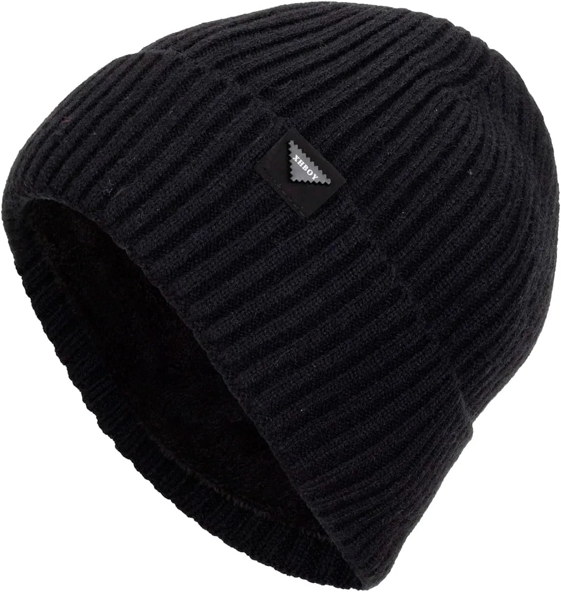 Knitted Hat Adult Winter Cap Ribbed Beanie Oversized Beanie Pom Pom Beanie Cool Beanie Skater Beanie Cuffed Beanie