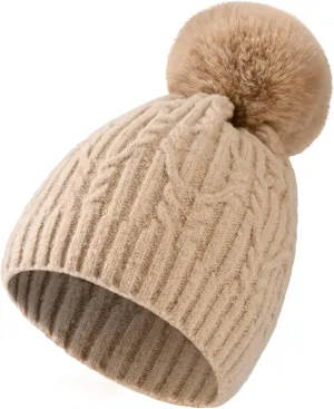 Knitted Hat Adult Winter Cap Ribbed Beanie Oversized Beanie Pom Pom Beanie Graphic Beanie Ski Beanie Ponytail Beanie