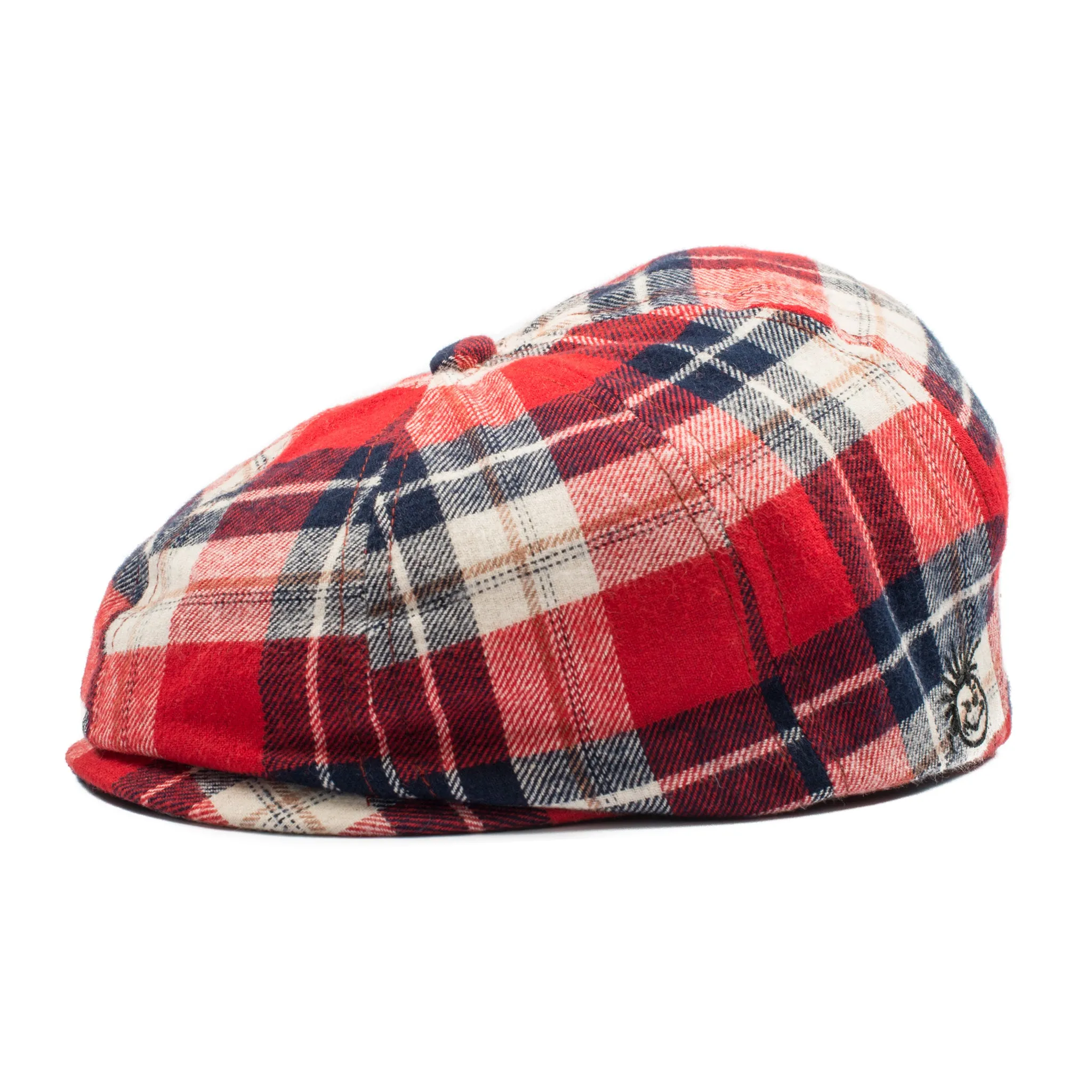 Knuckleheads Plaid Newsboy Cap