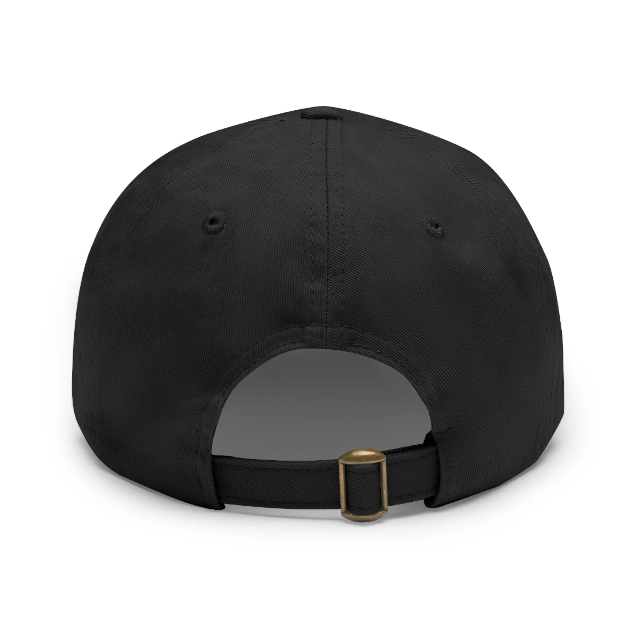 Korean Flag Hat with Leather Patch (Round)  - EmpressKorea