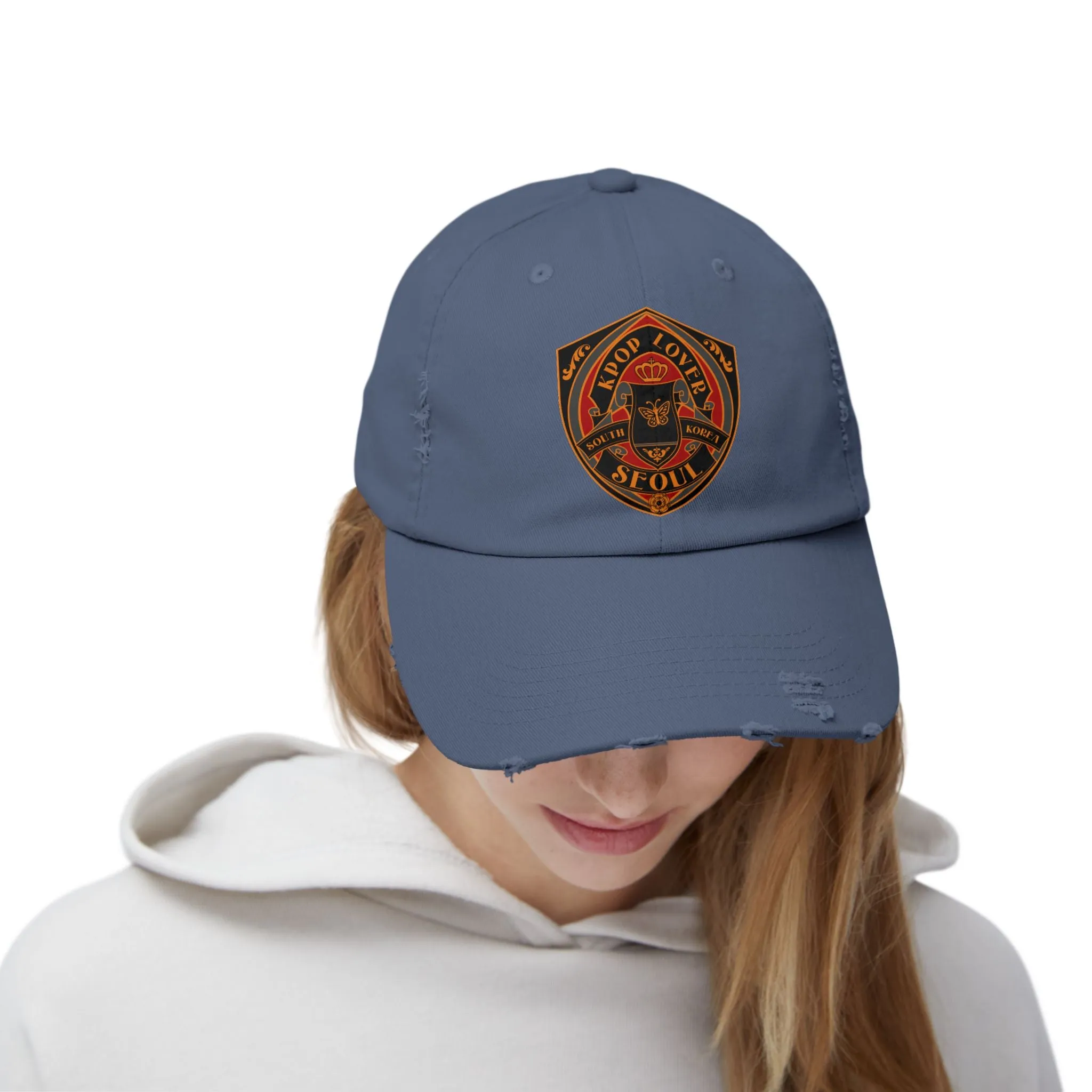 KPOP Lover Unisex Distressed Cap  - EmpressKorea