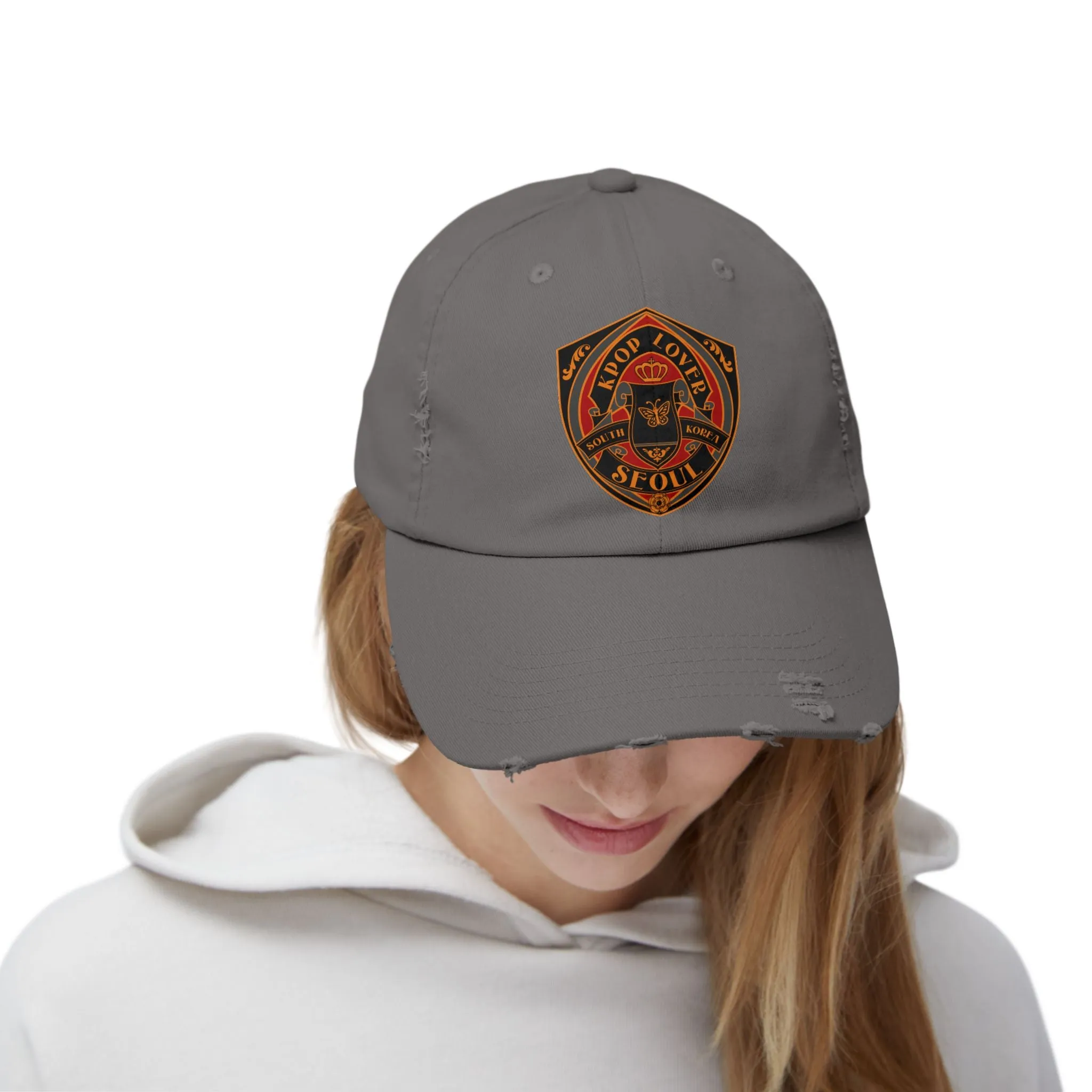 KPOP Lover Unisex Distressed Cap  - EmpressKorea