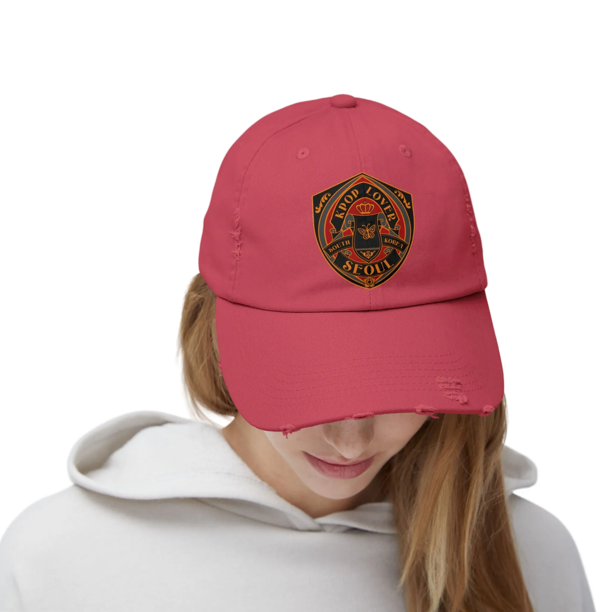 KPOP Lover Unisex Distressed Cap  - EmpressKorea