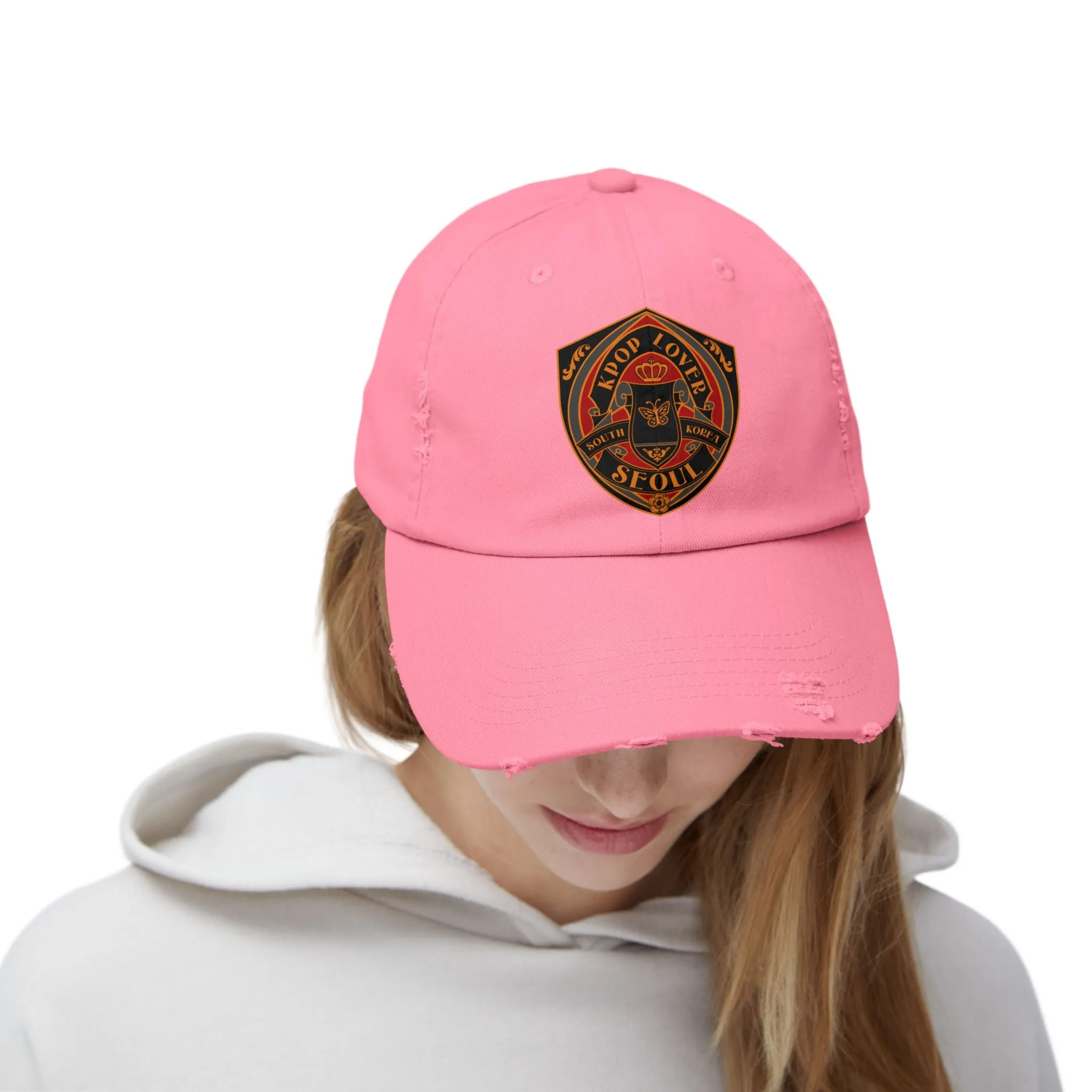 KPOP Lover Unisex Distressed Cap  - EmpressKorea