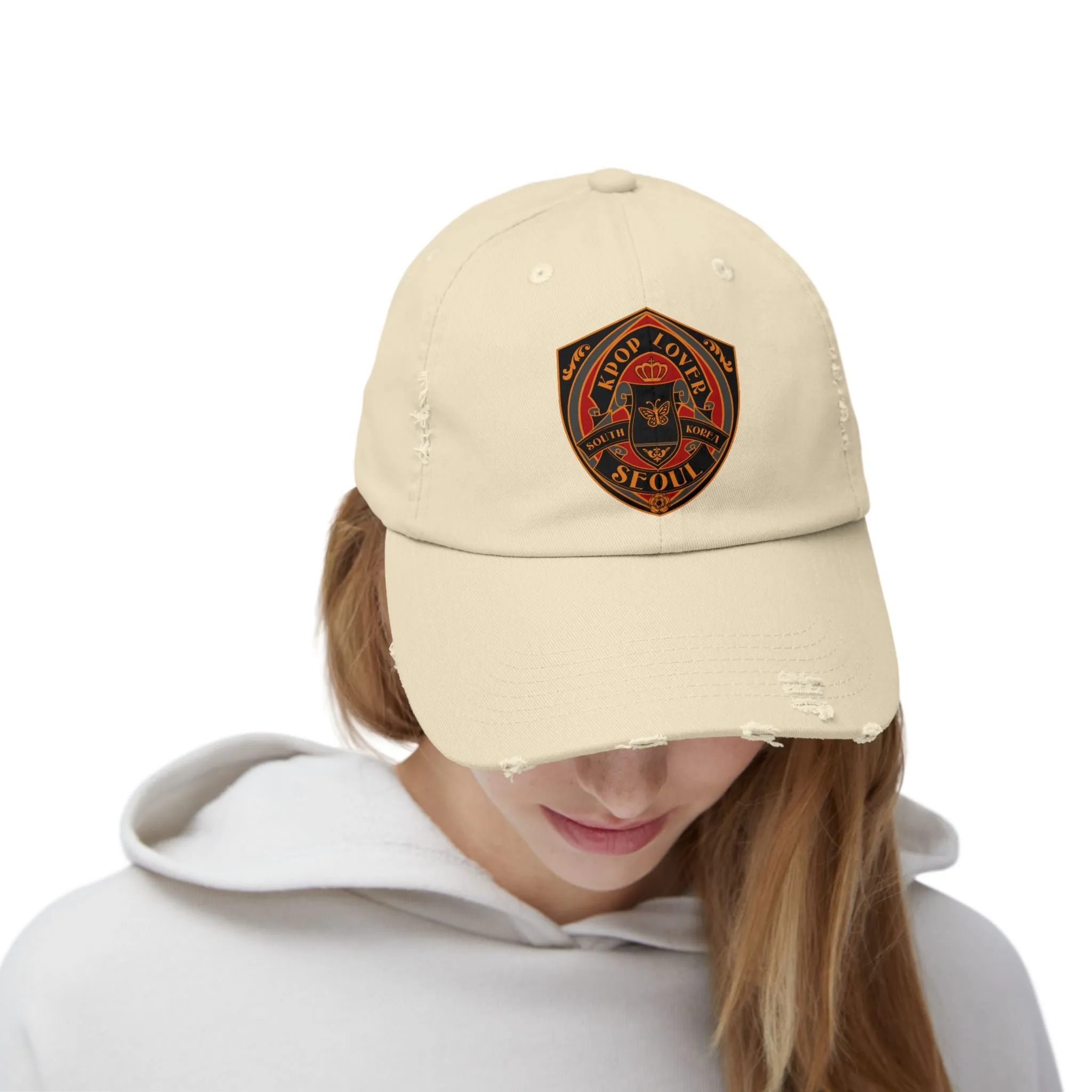 KPOP Lover Unisex Distressed Cap  - EmpressKorea
