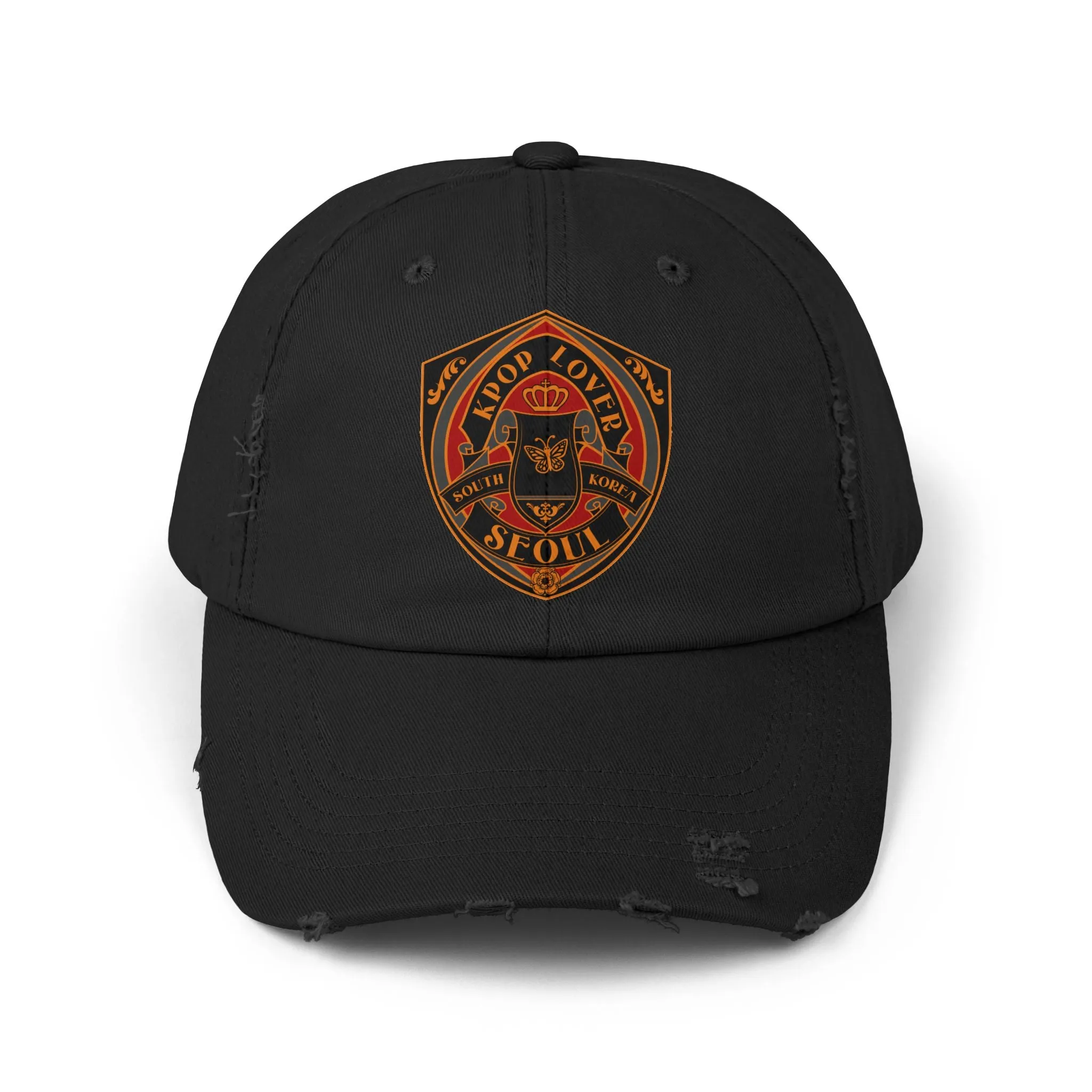 KPOP Lover Unisex Distressed Cap  - EmpressKorea
