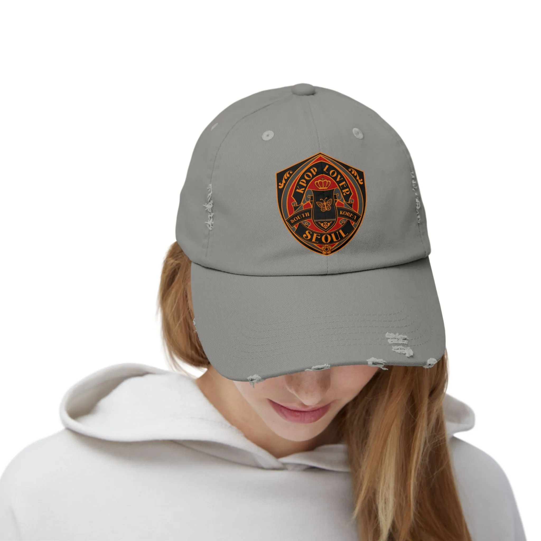 KPOP Lover Unisex Distressed Cap  - EmpressKorea